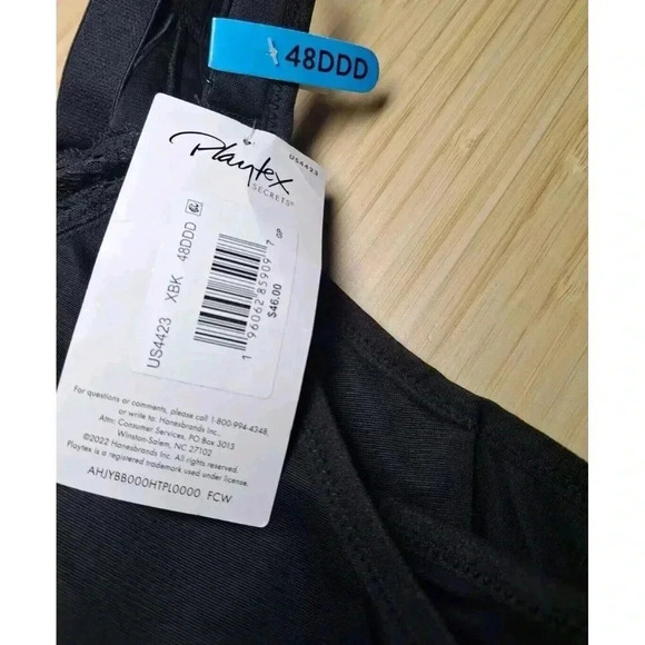 Playtex US4423 Front Close No Poke Dreamwire Bra 48DDD - Picture 2 of 6